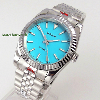 #ad 36mm 39mm Automatic Mens Watch NH35 Miyota PT5000 Sapphire Glass Fluted Bezel $79.80