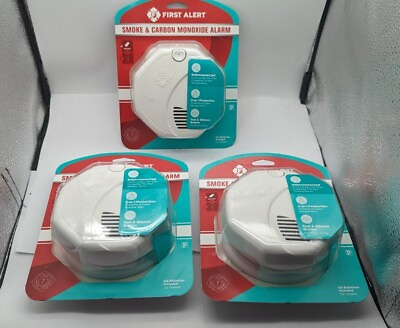#ad #ad 3 Pack First Alert Smoke and Carbon Monoxide Alarm Wireless Communication $88.00