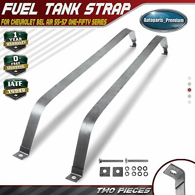 #ad 2x Fuel Tank Strap for Chevrolet Bel Air One Fifty Series Two Ten Series 1955 57 $30.49