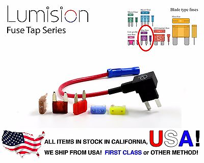 #ad NEW Car Add A Circuit Standard Blade Style ATM Mini Fuse Tap Holder Fuse set $6.99