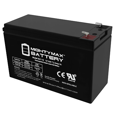 #ad Mighty Max 12V 7Ah Battery Replacement for Home ADT Security Alarm System $19.99