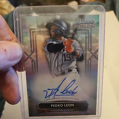 #ad #ad 2022 Topps Bowman Sterling Pedro Leon 125 ON CARD AUTO $35.00