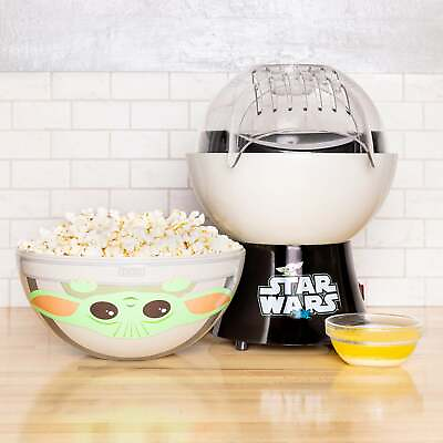 #ad Uncanny Brands Star Wars The Mandalorian Baby Yoda Popcorn Maker $69.99