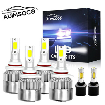 #ad 9005 9006 LED Headlights 880 Fog Lights For Chevy Suburban 1500 2500 2000 2006 $36.99