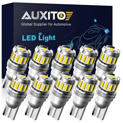 #ad U.S. AUXITO LED License Plate Light Bulbs 168 194 T10 Cool White 6500K Bulb Lamp $8.26