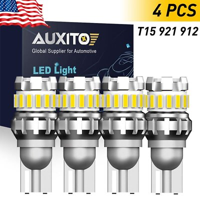 #ad 4X Super Bright Canbus LED Bulb Backup Reverse Light 6500K 912 921 T15 W16W SMD $12.99