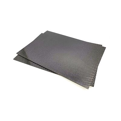 #ad Carbon Fiber Sheet 3K Carbon Fiber Plate Panel Board 195mmx295mmx3mm 0.2mm 0... $64.62