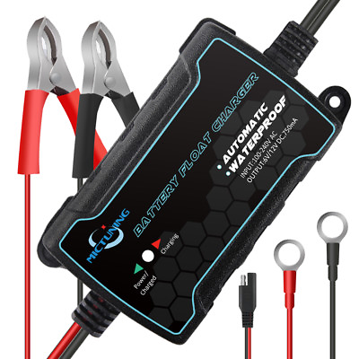 MICTUNING 6 12v Automatic Battery Charger Trickle Charger Car Battery Maintainer $21.39