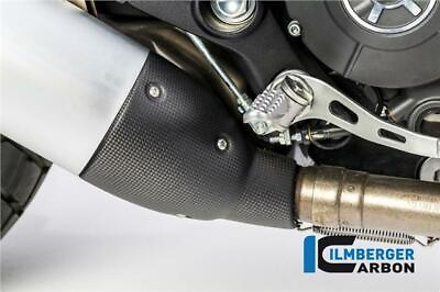 #ad Ilmberger Carbon Fibre Matt Muffler Shield Ducati Scrambler Classic 2016 GBP 158.00