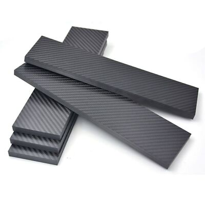 #ad 3k Carbon Fiber Sheet Thickness 0.2 6mm High Strength Board Flat Strip $25.84