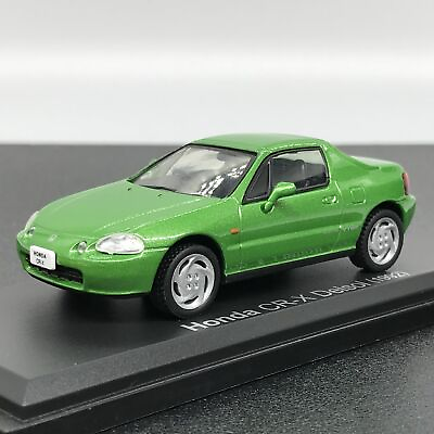 #ad Mini Car Honda CR X Delsol 1992 1 43 Scale Box Display Diecast Vol 159 $40.43