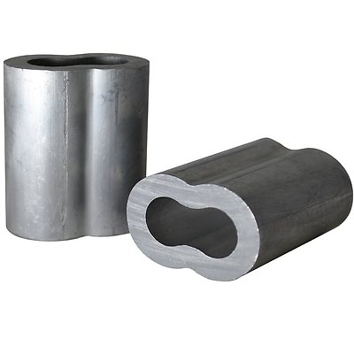 #ad 25 Aluminum Swage Sleeves for Wire Rope Cable 3 8quot;. $21.65