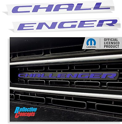 #ad #ad CHALLENGER Grille Badge Overlay Decal for 2015 2023 Dodge Challenger $12.00