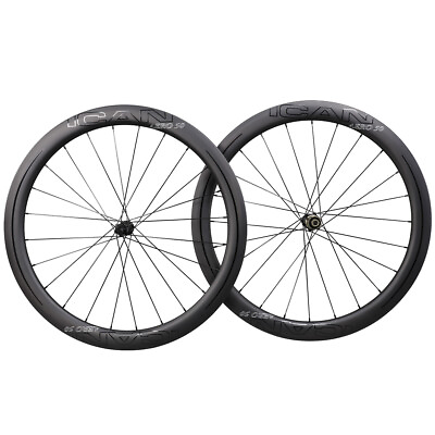 #ad #ad ICAN AERO 50 Disc XDR Carbon Road Bike Wheelset 700C Disc Brake Center Lock $731.40