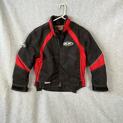 #ad HJC Jacket Boys Size Medium Black amp; Red $19.20