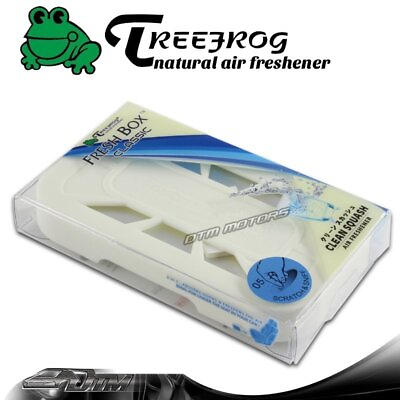 #ad 1X CLEAN SQUASH TreeFrog Tree Frog Natural Xtreme Fresh Box Car Air Freshener $7.99