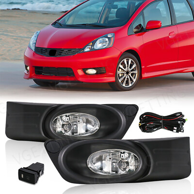 #ad #ad For Honda Fit Jazz Shuttle 2011 2016 Fog Light Front Bumper Lamp w Bulb Cable $87.60