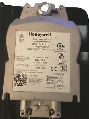#ad Honeywell Two Position Direct Coupled Actuator MS4104F1210 $175.00