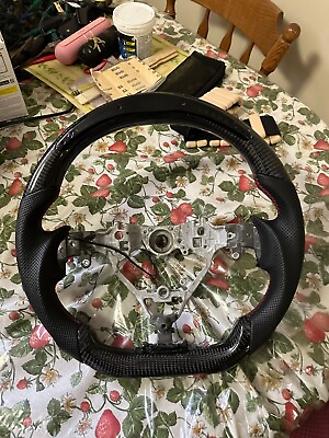 2019 TOYOTA Highlander Carbon Clutch Custom Carbon Fiber Steering Wheel $600.00