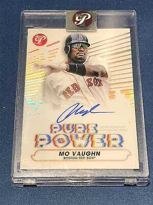 #ad 2022 Topps Pristine Mo Vaughn Pure Power Autograph Auto Boston Red Sox $19.99