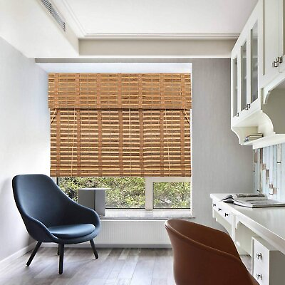 #ad TJ Global Bamboo Roll Up Window Blind Sun Shade Light Filtering Roller... $49.98