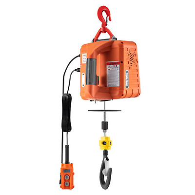 #ad 3 in 1 Electric Hoist Winch Portable Crane 1100lbs 25ft Chain Hoists $156.05