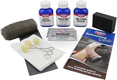 #ad Blue Liquid Gun Blue Finishing All Inclusive Easy To Use Kit for Gun Cleaning $24.99