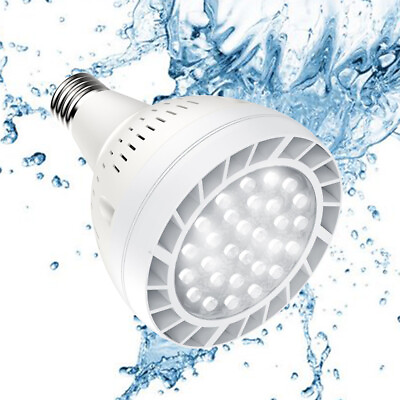 #ad Swimming Pool Led Light Bulb 120V 50W 90 1001m W 6000K Traditional Bulb $18.06