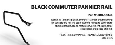 #ad #ad BLACK COMMUTER PANNIER RAIL Fit For Royal Enfield Hunter 350 #KXA00044 $49.50