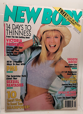 #ad New Body Magazine Sept 1987 Featuring Victoria Principal $7.96