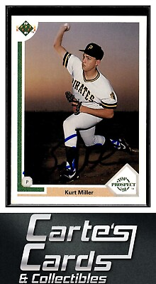 #ad Kurt Miller 1991 Upper Deck #68 Pittsburgh Pirates TTM IP Signed Autographed $2.95
