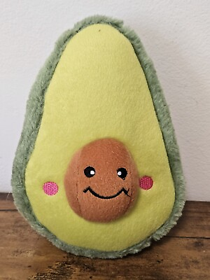 #ad Zippy Paws Avocado Squeaky Soft Plush Toss amp; Play Dog Toy EXCELLENT CONDITION $2.80