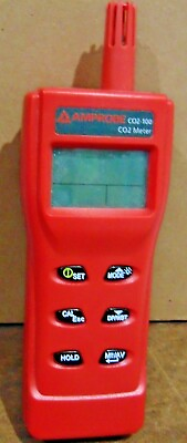 #ad Nice Red Amprobe CO2 100 Handheld Carbon Dioxide Meter $200.00