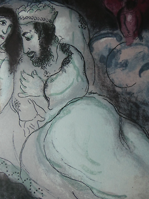 #ad Marc Chagall Lithografie 50 cm x 70 cm EUR 140.00