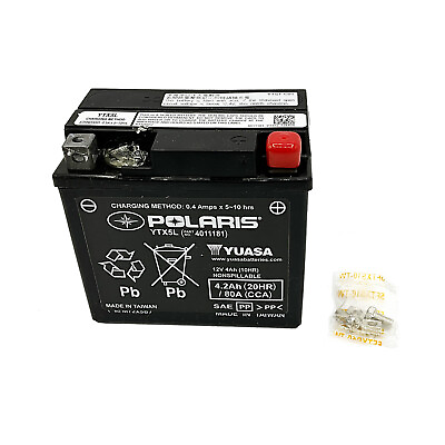 #ad Polaris Replacement Battery Yuasa Ytx5L Part 4011181 $86.99