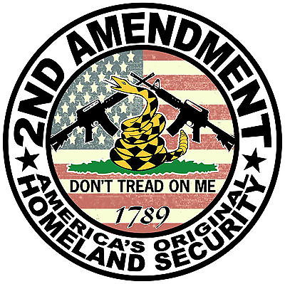 #ad #ad 2nd Amendment Sticker Decal Dont Tread on Me 2A Truck window USA NRA Gun Rights $8.00