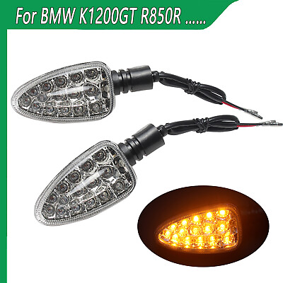 #ad 2x Indicators Turn Signals Lights For BMW K1200GT R1150GS R1100S R850R K1200RS $23.97