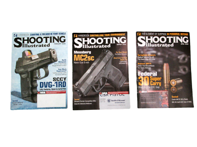 #ad Shooting Illustrated NRA Magazine Lot of 3 February March April 2022 $14.54