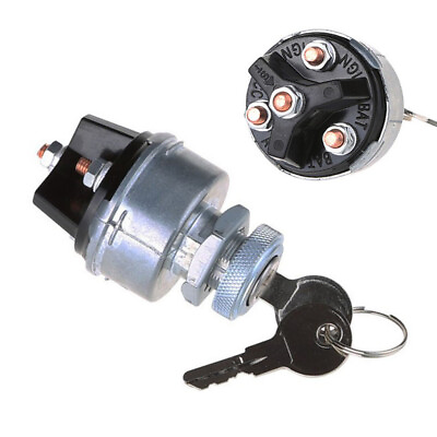 Universal Ignition Starter Switch Barrel With 2 Keys For Car Tractor Traile $9.97