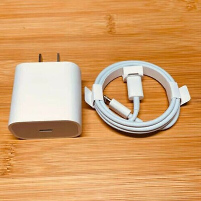 #ad OEM New For Apple iPhone 15 14 13 12 XS XR Charger Cable 3f6ft 20W Power Adapter $7.39