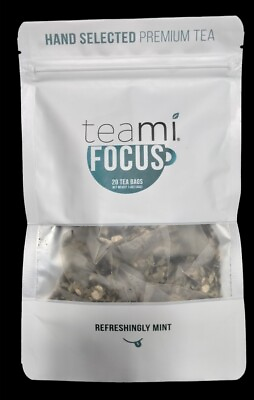 #ad PREMIUM FOCUS TEA by Teami Blends 20 Tea Bags Refreshing Mint $20.00