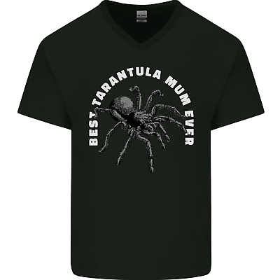 #ad Tarantula Mum Funny Spider Mens V Neck Cotton T Shirt GBP 8.99