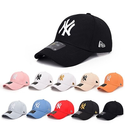 #ad Unisex NEW York NY Yankees Baseball Hat Mens Womens Sport Snapback Cap Cotton $10.95