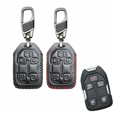 #ad Remote Fob Smart Keyless Ke Fits Leather Protect Cover Case For Chevy GMC HYQ1AA $10.79