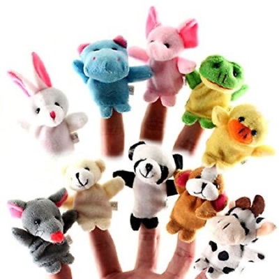#ad 10PC animal Finger Puppets $4.99