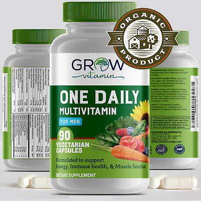 #ad One A Day Men#x27;s Complete Multi Vitamin Organic Whole Foods Supplement 90 CAPS $19.99