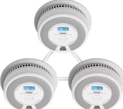#ad #ad X Sense SC07 W Wireless Interlinked Combination Smoke and Carbon Monoxide 3 Pack $69.99