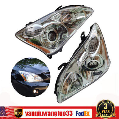 #ad Pair For 2004 2009 Lexus RX330 RX350 RX400h LeftRight Headlights Driving Lamps $190.00