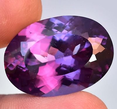 #ad Flawless Natural Color Change Sapphire 37.00 CT Certified Oval Loose Gemstone $67.49