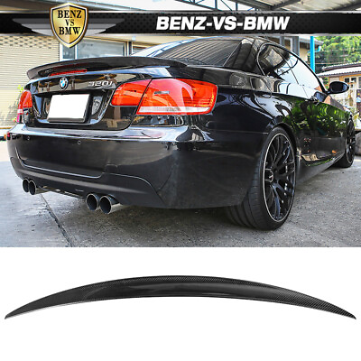 #ad Fit 2008 2013 BMW 3 Series E93 Performance Style Trunk Spoiler Carbon Fiber CF $154.99